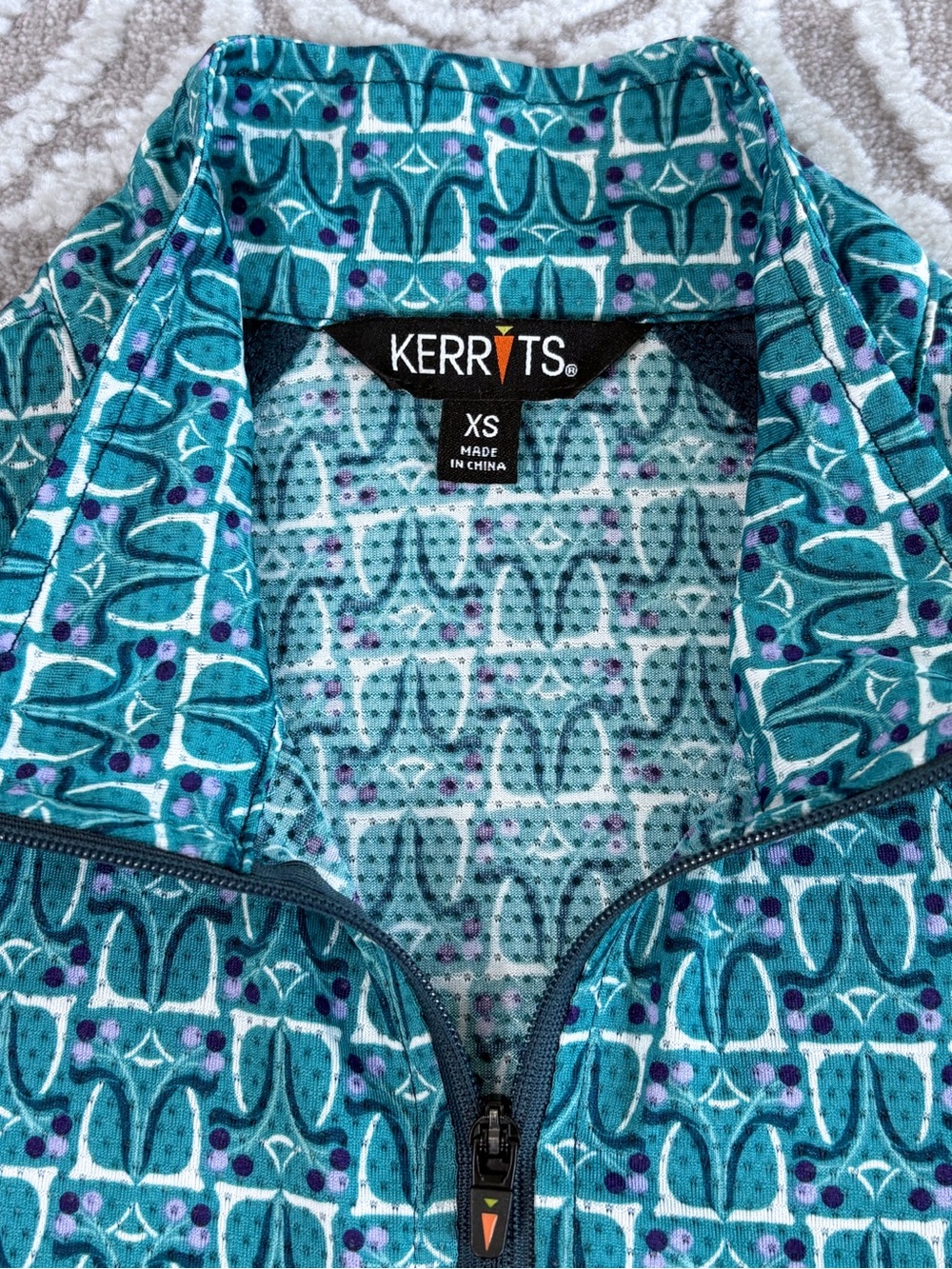 NWOT Kerrits Always Cool IceFil®️L/S 1/2 Zip Top - Picture 8 of 13
